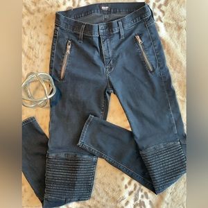 Hudson Stark Moto Super Skinny Jeans